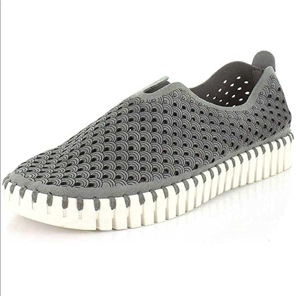 ILSE JACOBSEN Women's Tulip 139 Flat, Size 41, Gray